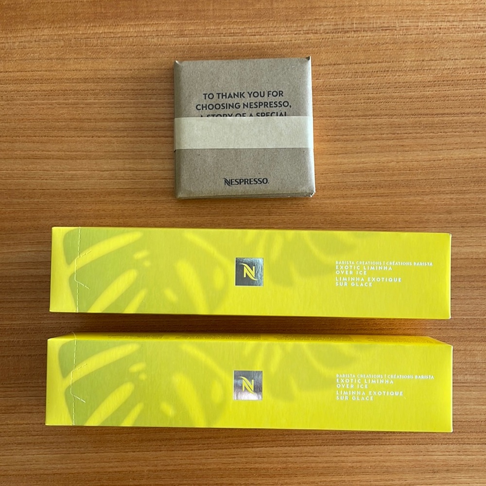 Two Sleeves Nespresso Vertuo Exotic Liminha Over Ice Exp. 3/31/2023
